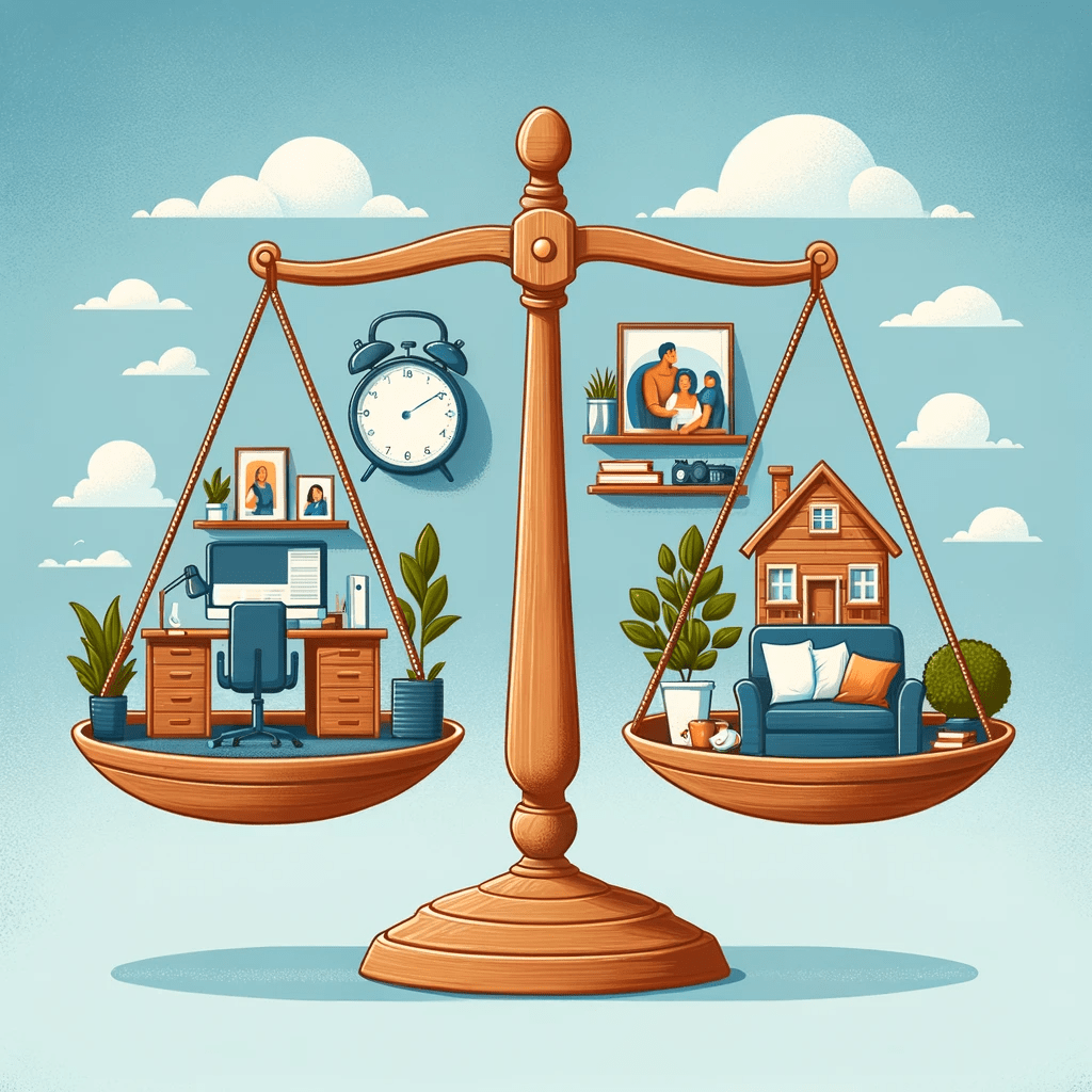Cómo equilibrar el trabajo y la vida personal para evitar el estrés&nbsp;😌🔄👔🏠