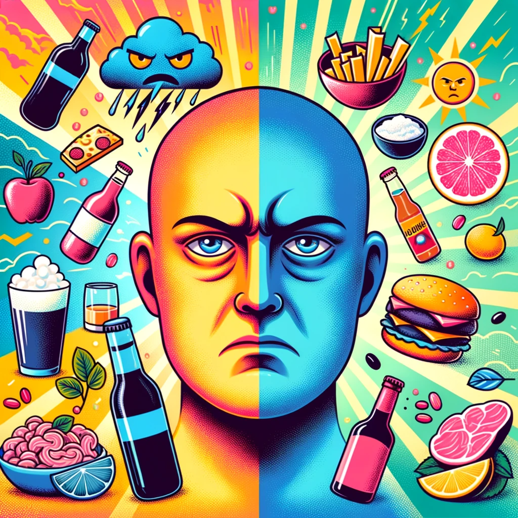 ¿El consumo de ciertos alimentos puede empeorar mi nivel de agresividad?&nbsp;🍔🤔