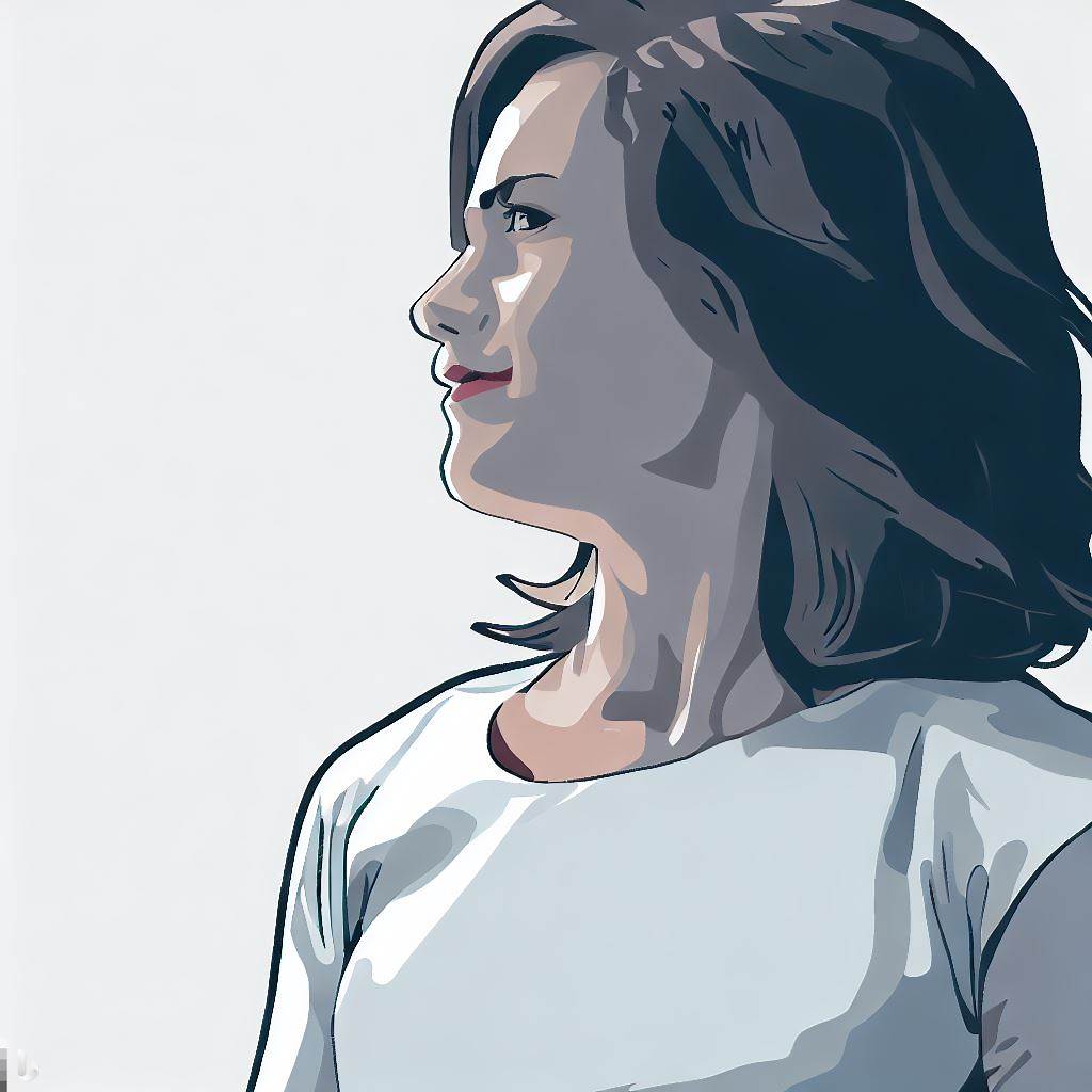 Mujer mirando el horizaonte