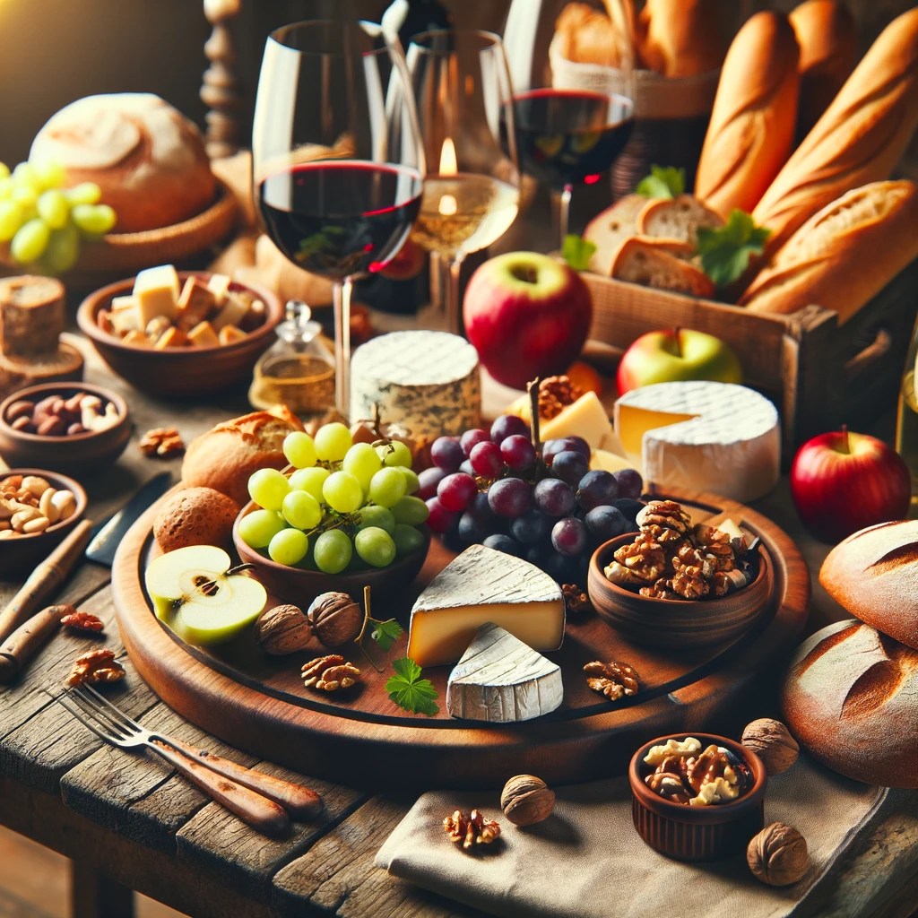 Mesa llena de alimentos saludables que se ven deliciosos