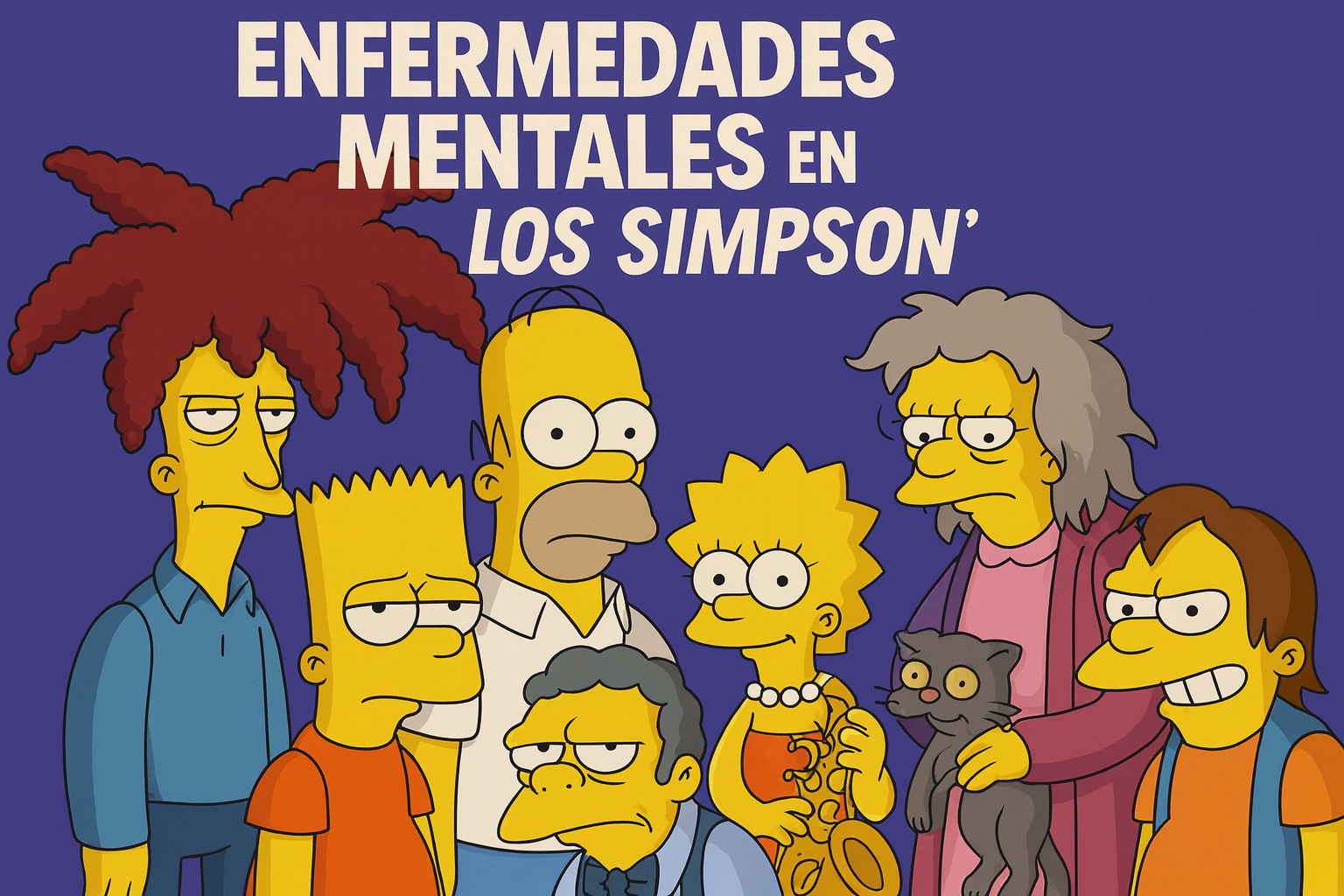Trastornos mentales de los Simpson: 10 personajes y sus locuras