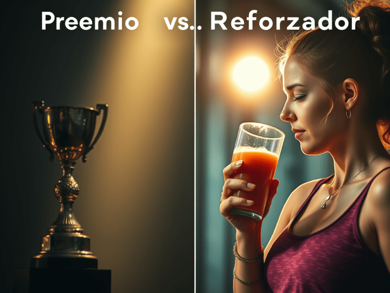 Premio vs. Reforzador: La Diferencia Clave que Determina si tu Hábito&nbsp;Sobrevivirá
