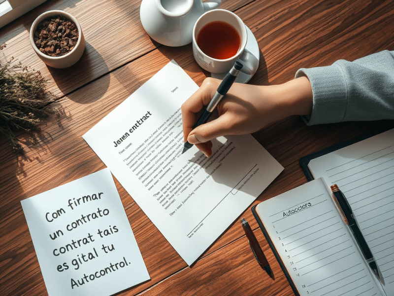 Cómo Firmar un Contrato Contigo Mismo para Garantizar tu&nbsp;Autocontrol