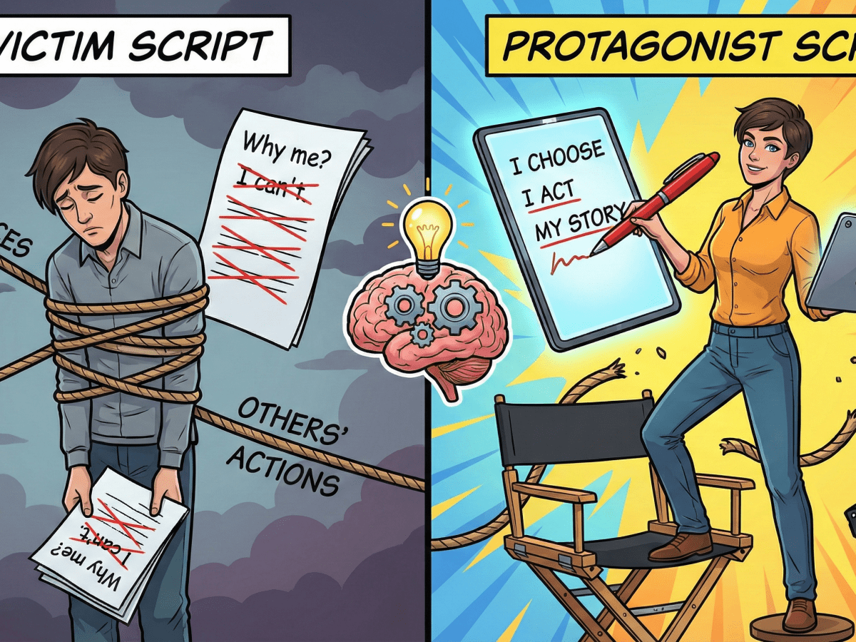 De la Víctima al Protagonista: Cómo Reescribir tu Guion Mental con la Terapia Cognitivo-Conductual