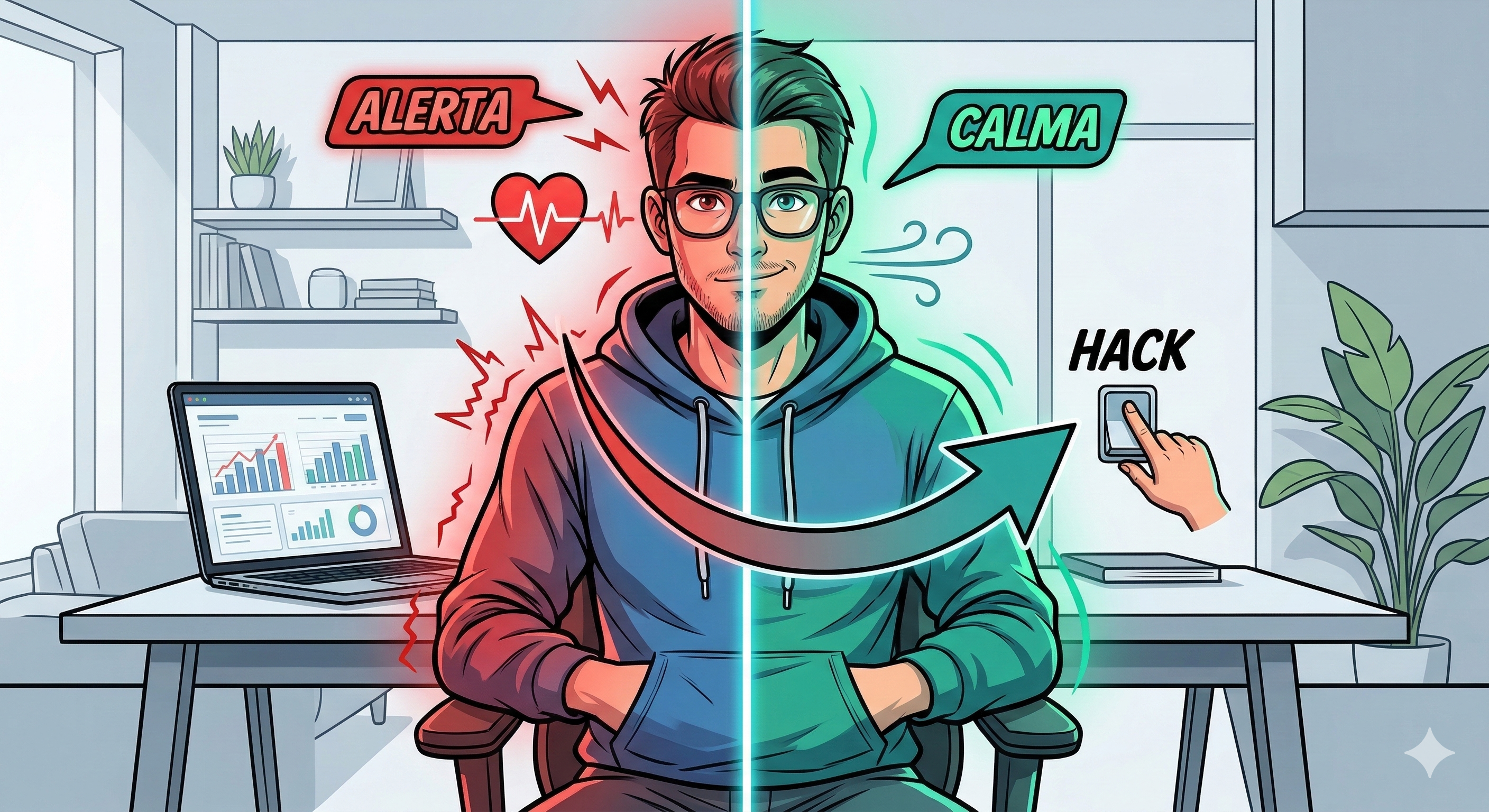 La Anomalía Biológica que «Apaga» tu Ansiedad: El Secreto de la Inhibición Recíproca